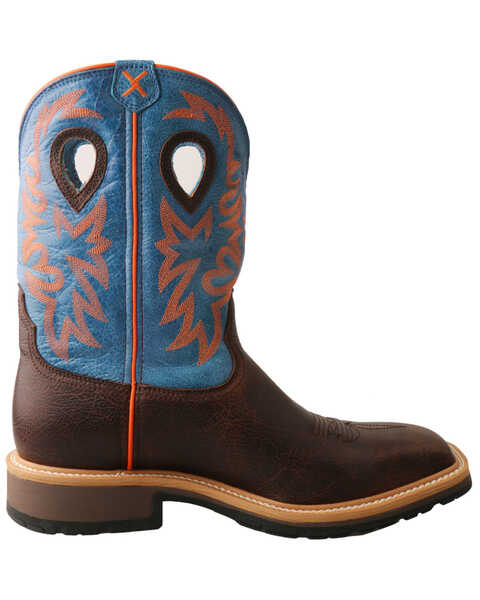Image #2 - Twisted X Men's Brown Western Work Boots - Steel Toe, , hi-res
