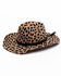 Image #1 - Shyanne Women's Leopard Spot Felt Western Hat , Leopard, hi-res