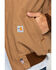 Carhartt Men's FR Duck Active Hooded Jacket, Carhartt Brown, hi-res