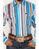 Image #3 - Wrangler Men's Vintage Brushpopper Striped Long Sleeve Snap Western Shirt, , hi-res