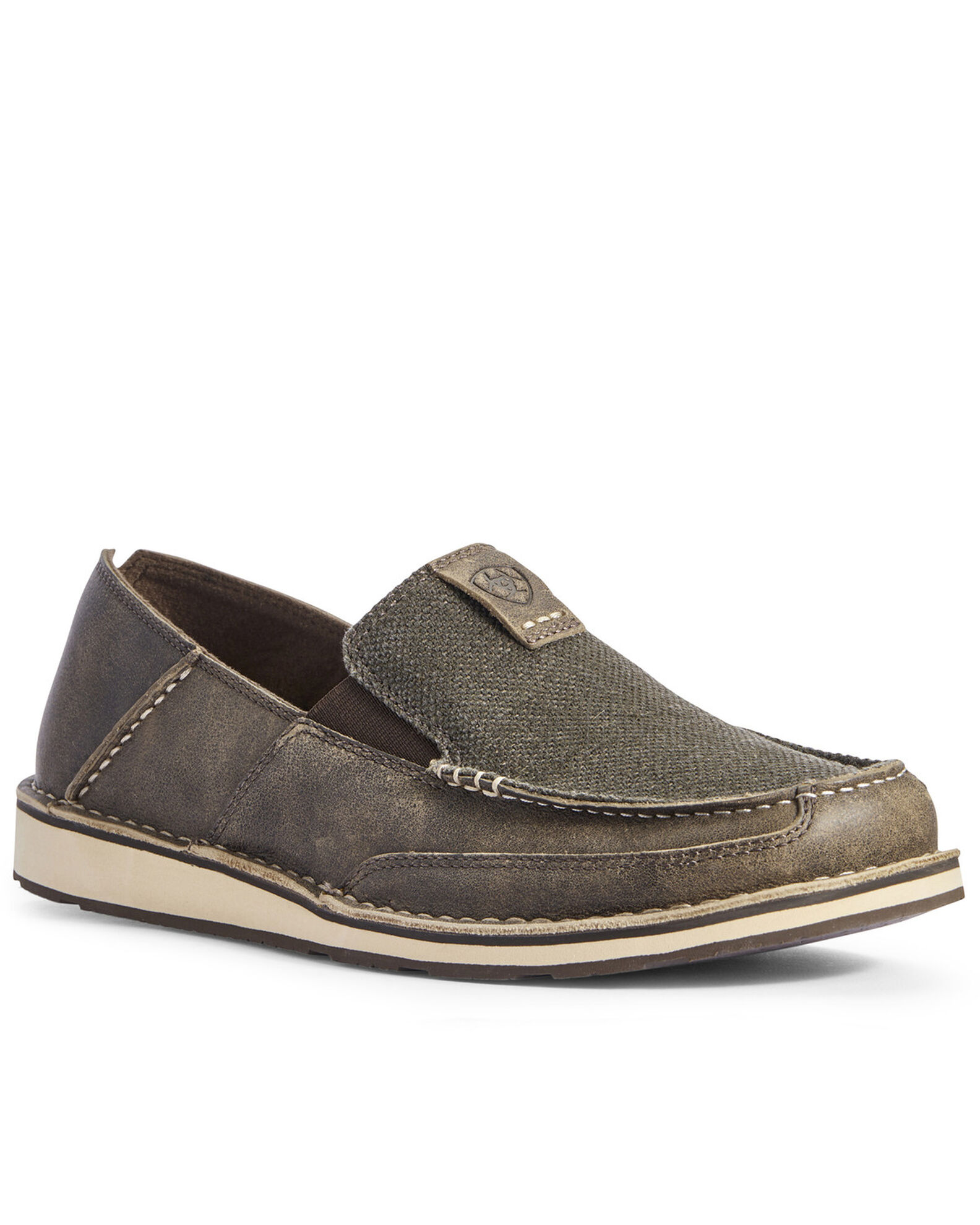 Ariat Men s Gray Noir Cruiser Shoes Moc Toe