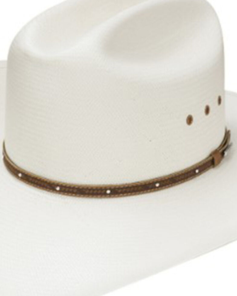 Stetson Men's 10X Stanhope Straw Western Hat, Natural, hi-res