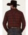 Image #4 - Cody James Men's Horseback Large Plaid Long Sleeve Snap Western Shirt - Tall , , hi-res