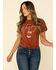Image #1 - Shyanne Women's Rust Shot Of Whiskey Graphic Tee , , hi-res
