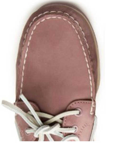 Timberland Women's Amherst 2 Eye Classic Lace-Up Boater Shoes - Moc Toe, Pink, hi-res