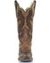 Image #4 - Corral Women's Brown Overlay and Studs Cowgirl Boots - Snip Toe, , hi-res