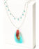 Image #2 - Shyanne Women's Silver Dakota Feather Jewelry Set - 2 Piece, Silver, hi-res