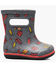 Bogs Boys' Skipper II Bugs Rain Boots - Round Toe, , hi-res