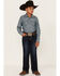 Rock & Roll Denim Boys' Dark Wash Embroidered Bootcut Jeans, Dark Wash, hi-res