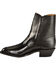 Image #3 - Boulet Men's Side Zip Ankle Boots - Square Toe, Black, hi-res