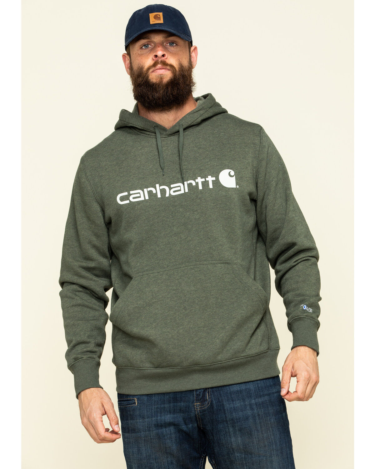 Moss Green Force Delmont Graphic Hooded