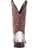 Circle G Men's Exotic Python Skin Western Boots - Square Toe, Brown, hi-res