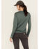 Image #4 - Carhartt Women's Force Sun Defender Logo Relaxed Fit Long Sleeve Graphic Tee, Forest Green, hi-res