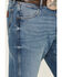 Image #2 - Wrangler Retro Men's Medium Wash Andalusian Relaxed Bootcut Stretch Denim Jeans - Long, Medium Wash, hi-res