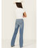 Image #3 - Ariat Girls' Medium Wash Tennesse Bootcut Denim Jeans , Blue, hi-res