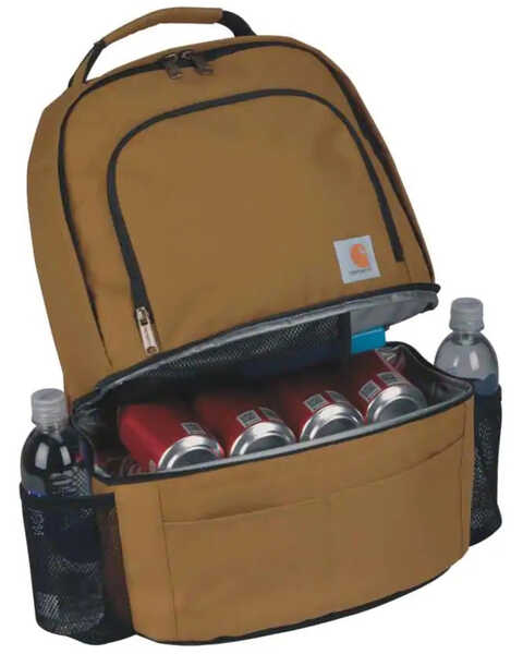 Image #3 - Carhartt Men's Brown Cooler Work Backpack , Brown, hi-res
