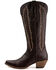 Dan Post Women's Mahan Feather Embroidery Western Boots - Snip Toe, Brown, hi-res
