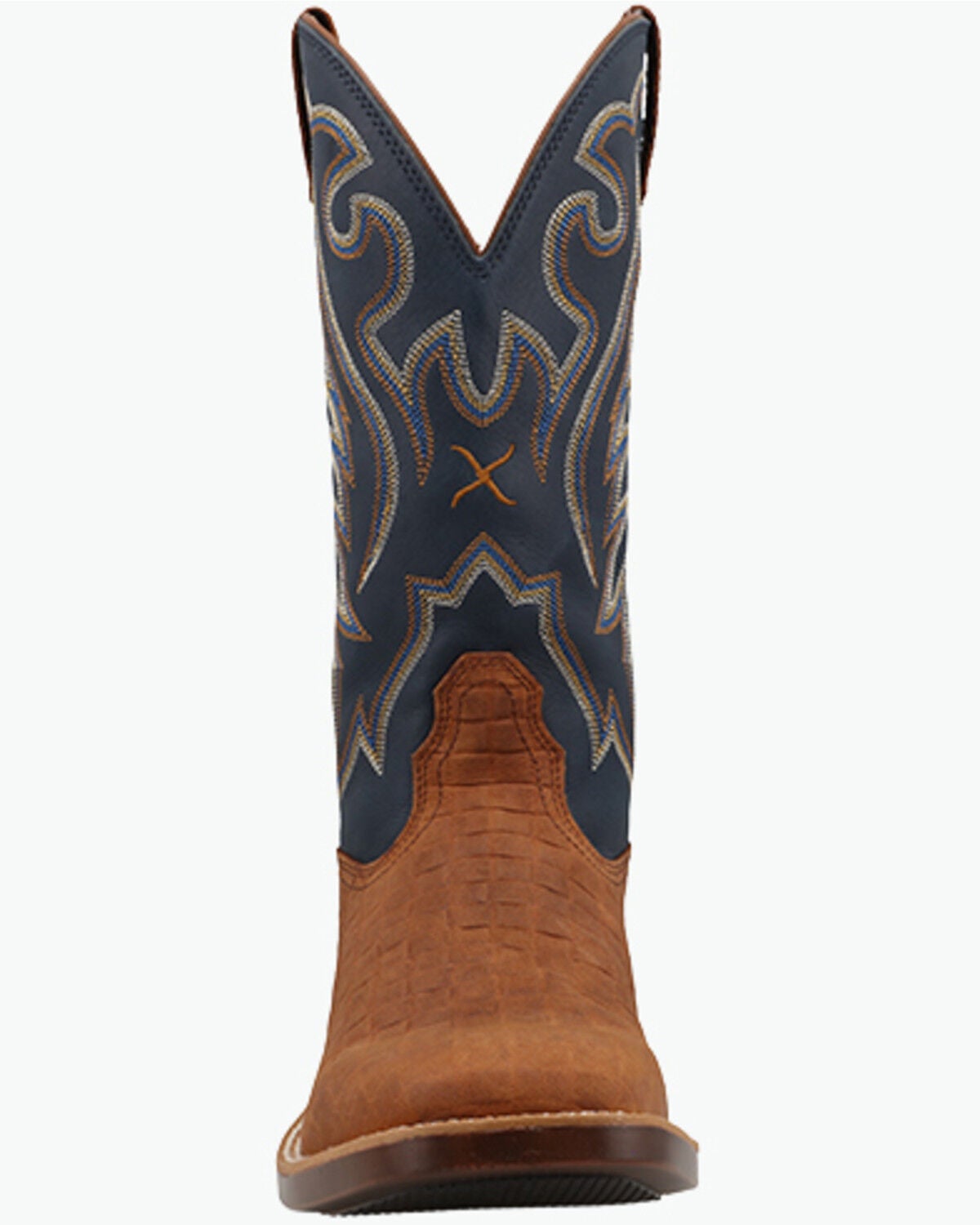 Image #4 - Twisted X Men's Top Hand Performance Western Boots - Broad Square Toe, Chestnut, hi-res