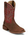 Image #1 - Justin Men's Jackpot Western Boots - Broad Square Toe, Brown, hi-res