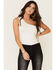 Image #2 - Rock & Roll Denim Women's Charcoal Mid Rise Pull On Flares , , hi-res