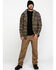 Image #6 -  Hawx Men's Olive Mission Plaid Hooded Long Sleeve Shirt Work Jacket - Tall , , hi-res