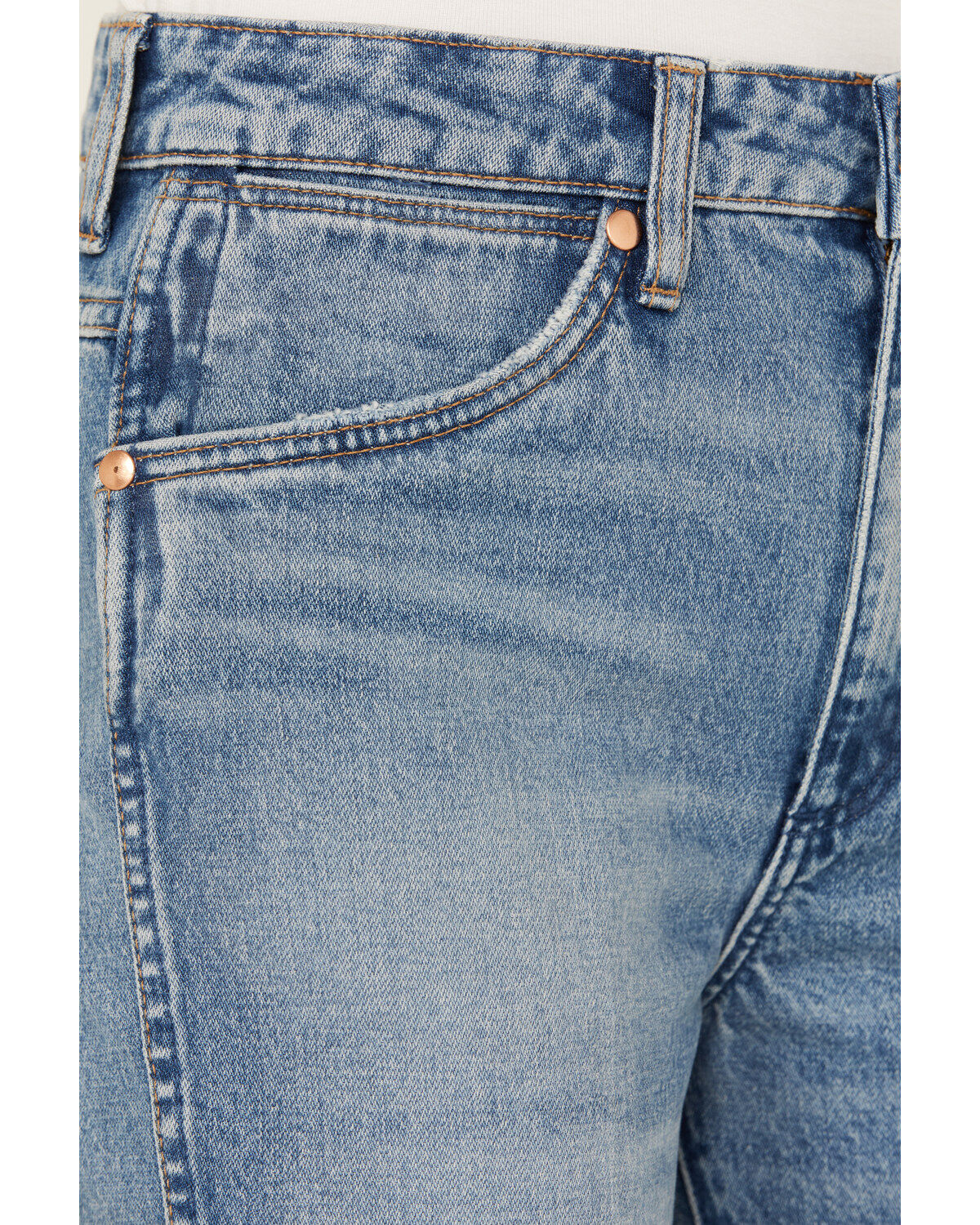 Image #2 - Wrangler Women's Westward High Rise Bootcut Jeans, Light Wash, hi-res