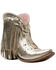 Junk Gypsy Women's Spitfire Fashion Booties - Snip Toe, Gold, hi-res