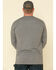Carhartt Men's M-FR Midweight Signature Logo Long Sleeve Work Shirt - Big , Grey, hi-res