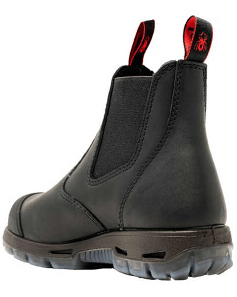 Image #3 - Redback Boots Men's Easy Escape Pull-On Chelsea Boots - Steel Toe, Black, hi-res