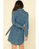 Image #4 - Wrangler Women's Medium Wash Denim Western Shirt Dress, Blue, hi-res