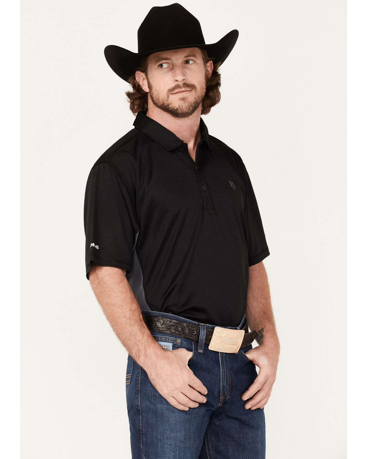 Image #2 - RANK 45® Men's Renegade Performance Short Sleeve Polo Shirt, , hi-res