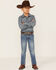 Cody James Little Boys' Jericho Medium Wash Stretch Slim Straight Jeans - Sizes 4-8, Blue, hi-res