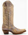 Image #2 - Circle G Women's Brown Floral Embroidery Western Boots - Snip Toe, Brown, hi-res