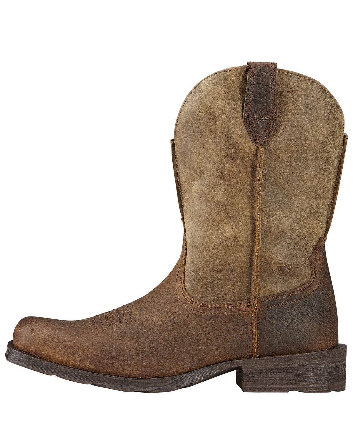 Image #4 - Ariat Men's Rambler 11" Western Boots - Square Toe, Earth, hi-res