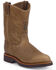 Image #1 - Chippewa Men's Pull-On Work Boots - Round Toe, , hi-res