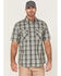 Image #1 - Carhartt Men's Rugged Flex Relaxed Fit Short Sleeve Snap Plaid Shirt, , hi-res