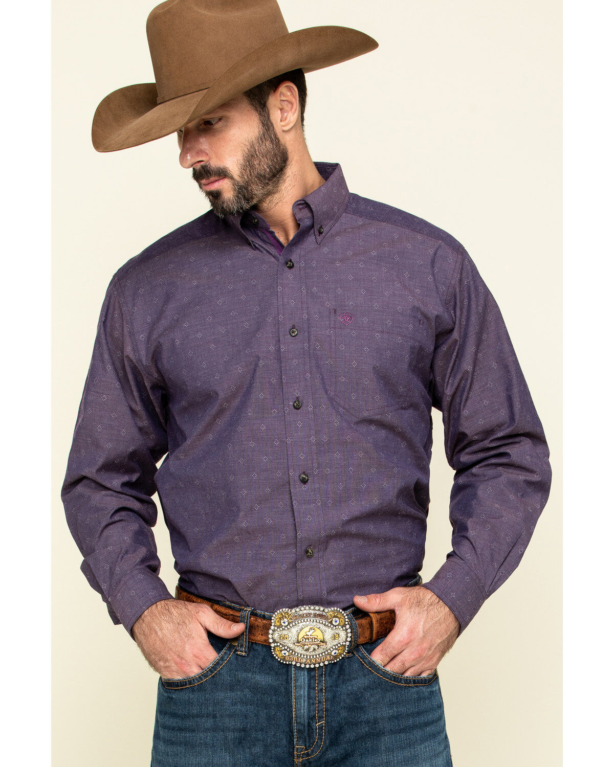ariat white dress shirt