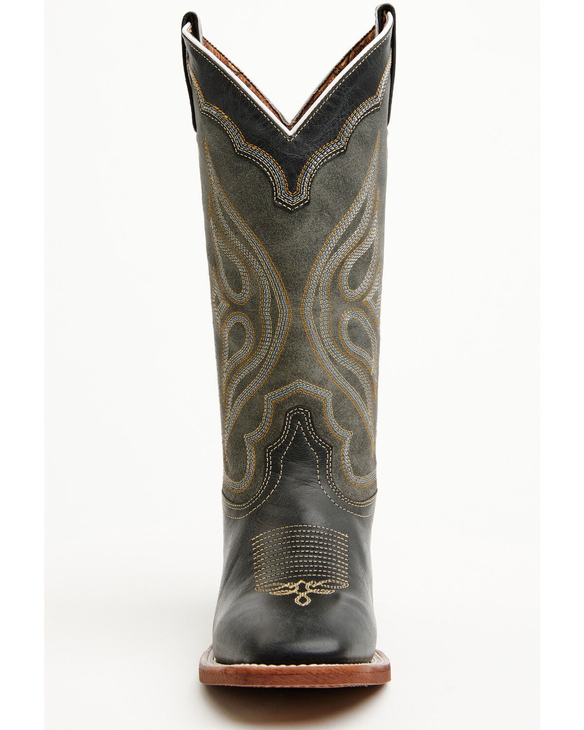 Image #4 - Laredo Women's Irone Belle Performance Western Boots - Square Toe, Navy, hi-res
