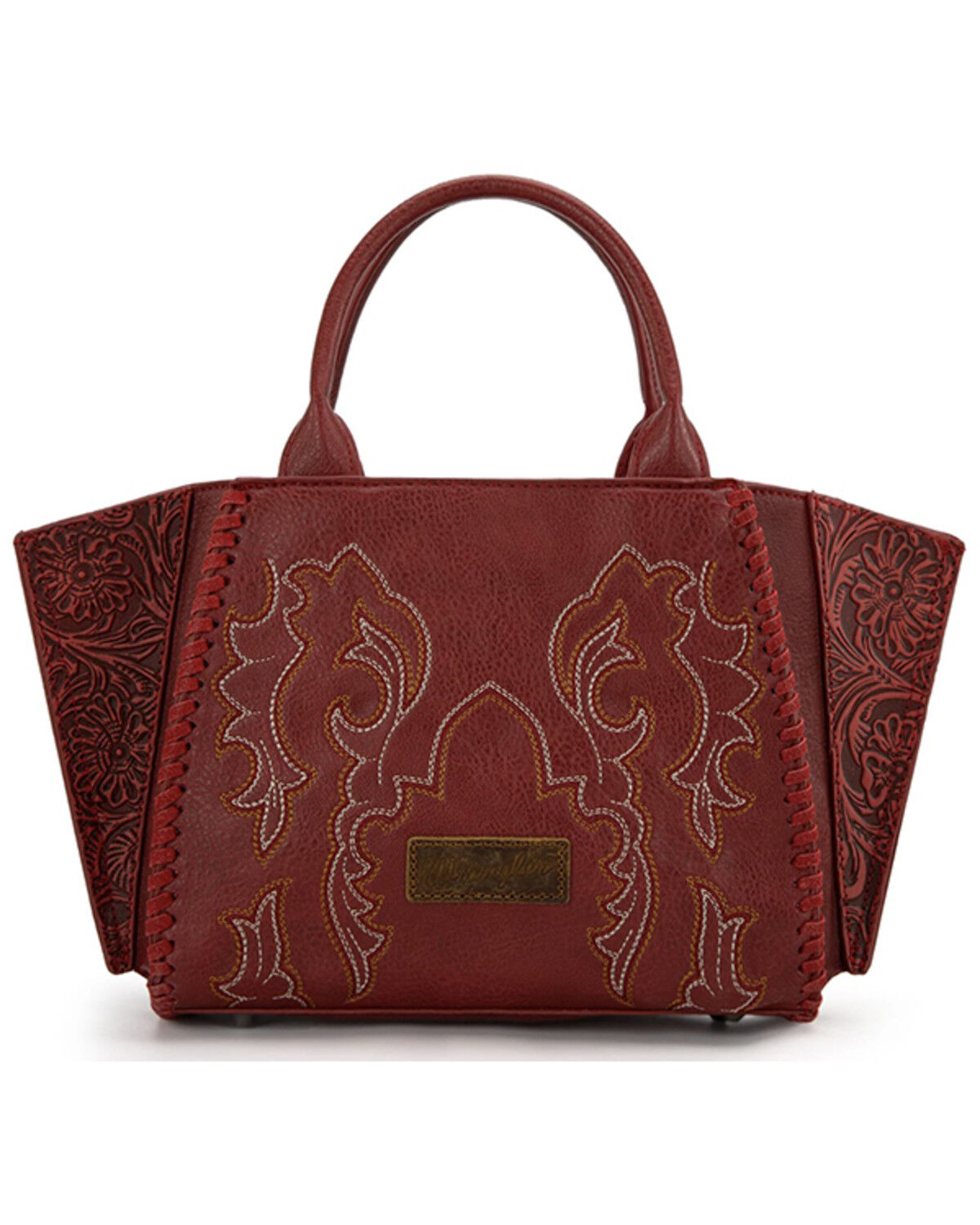 Wrangler Women's Jessie Tooled Concealed Carry Crossbody Bag