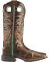 Image #2 - Ariat Women's Round Up Ryder Western Boots - Broad Square Toe, Brown, hi-res