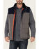 Hawx Men's Gray Colorblock Whistler Insulated Work Vest , Grey, hi-res