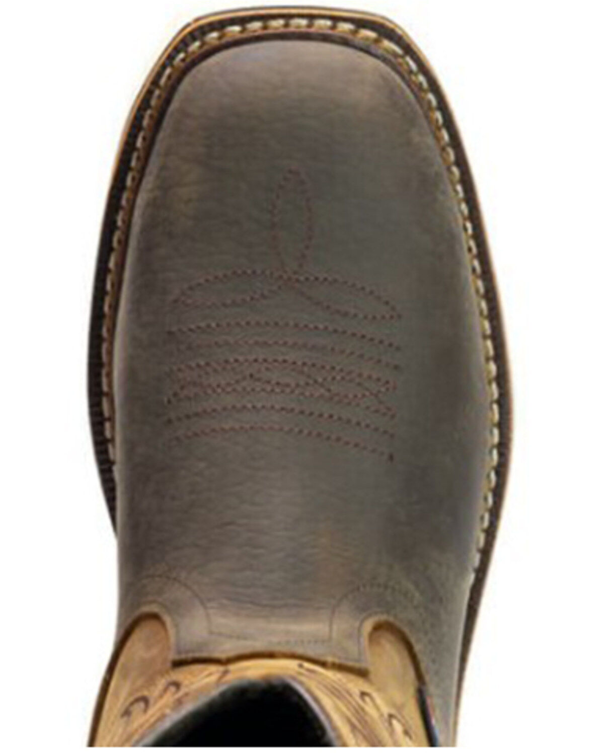 Image #3 - Thorogood Men's 11" USA Wellington Work Boots - Soft Toe, Brown, hi-res