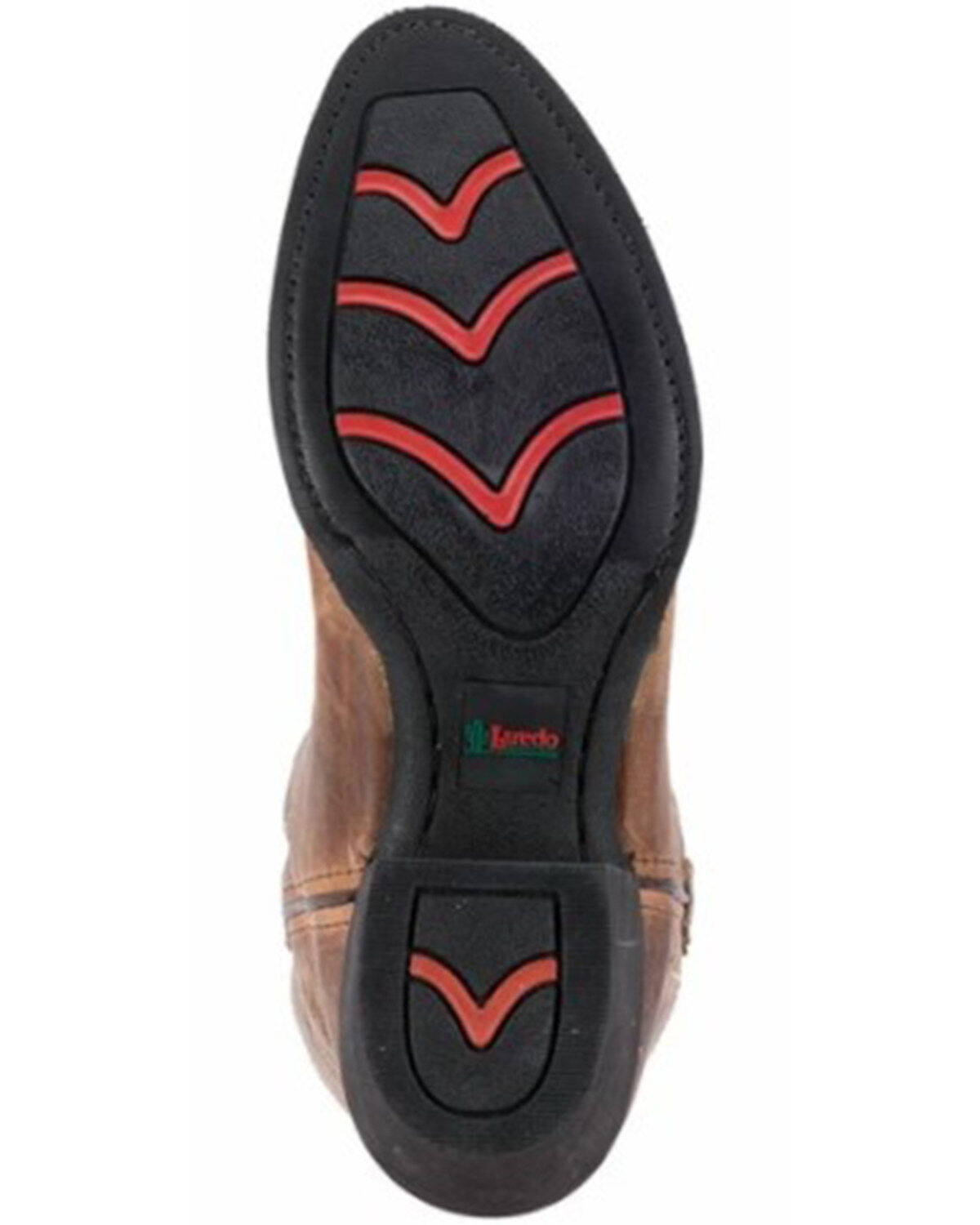 Image #4 - Laredo Men's Embroidered Round Toe Western Boots, Tan, hi-res