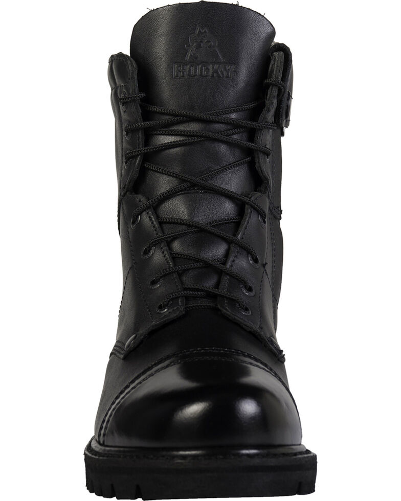 Rocky Men S Side Zipper Duty Boots Boot Barn