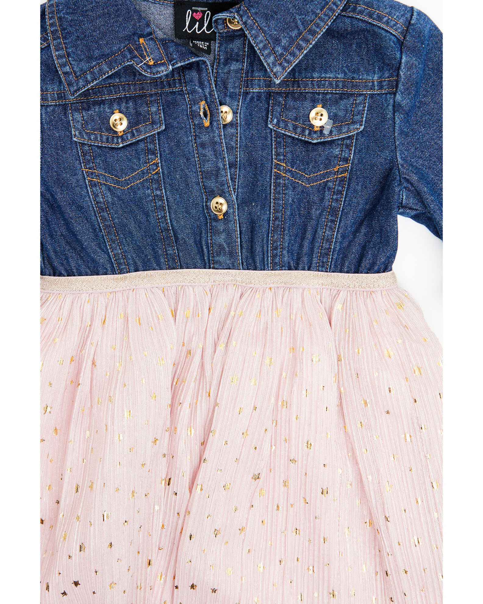 Denim and tutu best sale dress