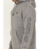 Image #3 - RANK 45® Men's Champion Printed Camo Hooded Sweatshirt, Heather Grey, hi-res