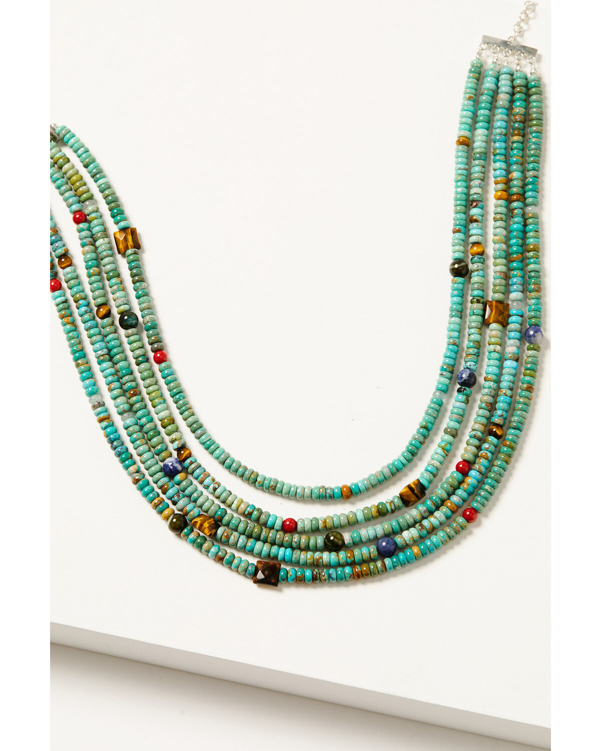 Image #2 - Paige Wallace Women's Rondelle Necklace, Turquoise, hi-res