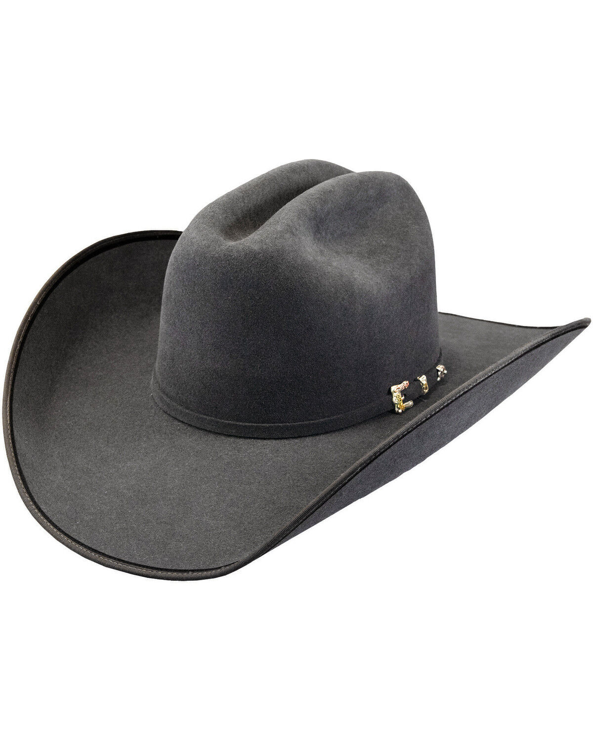 justin black felt cowboy hat