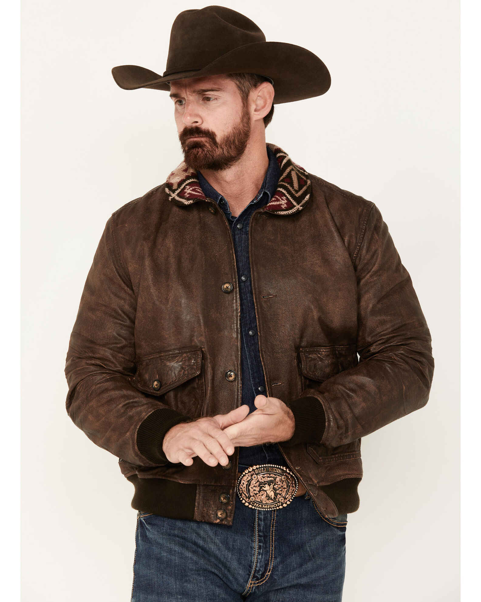 Cody james leather jacket top