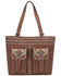 Montana West Women's Southwest Print Concealed Carry Tote, Brown, hi-res